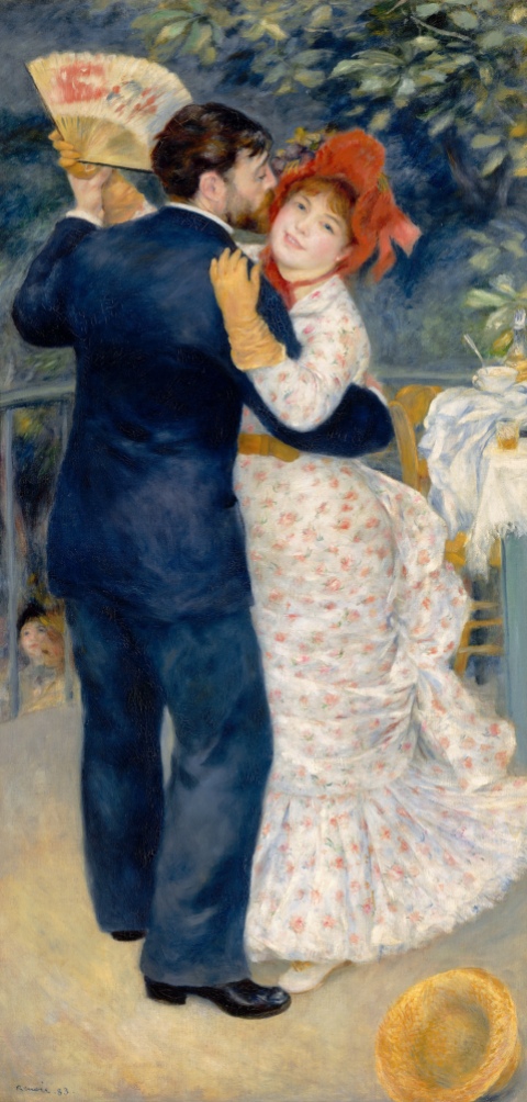 1. Dance in the Country PierreAuguste Renoir (French, 18411919) 1883 oil on canvas *Paris, Musée dOrsay. *Photograph © Réunion des Musées Nationaux / Art Resource, NY. *Courtesy, Museum of Fine Arts, Boston.